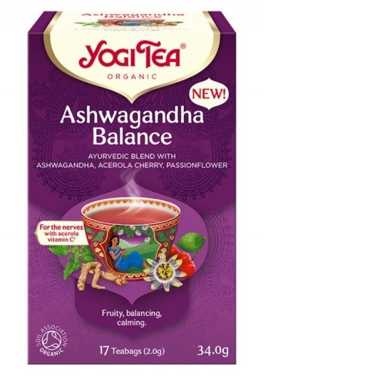 Yogi bio tea ashwagandha egyensúly 17x2g 34g