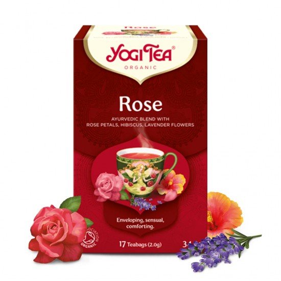 Yogi bio tea rózsa filteres 31g