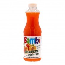 Bambi light gyümölcsszörp sárgabarack 1000ml