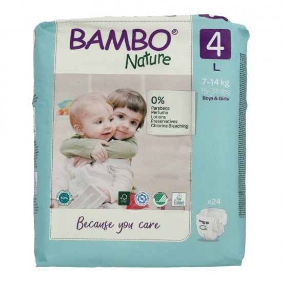 Bambo nature 4 pelenka 24db