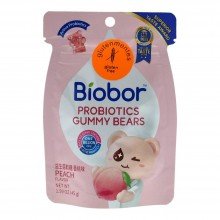 Biobor gumicukor probiotikus öszibarack 45g