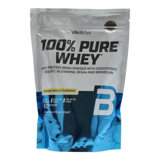 Biotech 100% pure whey bourbon vanília 454g