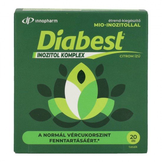 Innopharm diabest inozitol komplex citrom ízű por 20db