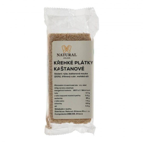 Natural extrudált gesztenyeszeletek 49g