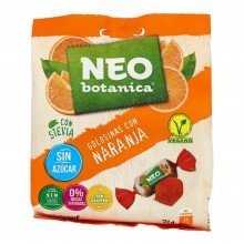 Neo botanica stevia zselécukorka cukormentes, gluténmentes narancs ízű 72g