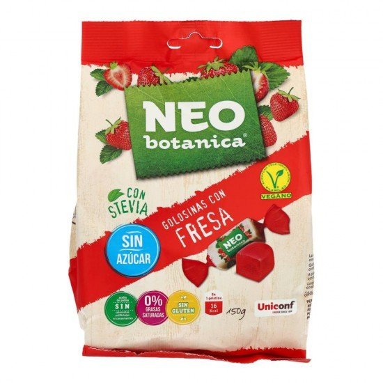 Neo botanica stevia zselécukorka eper 150g