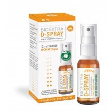 Bioextra d-spray 1000ne d3-vitamin 15ml 